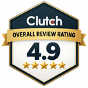 4.9 / 5 - Clutch Reviews