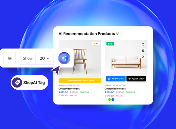 Built-in AI Assistance for Recommendation